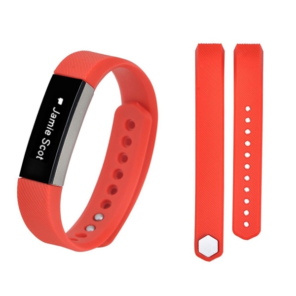 TPE Fitbit Alta twill tekstur urrem - Rød Red