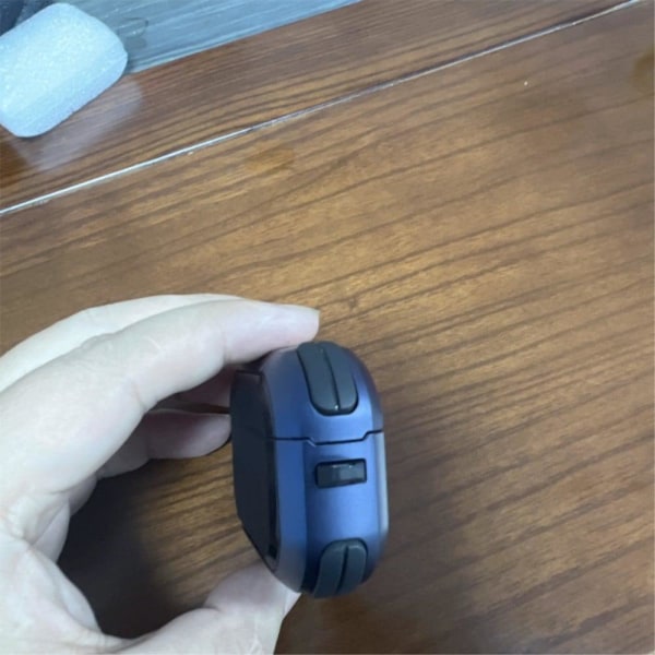 AirPods Pro 2 panserformet etui med ring - Sort / Blå Black