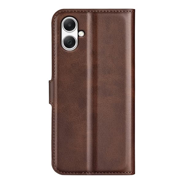 Læretui med Lommebok til Samsung Galaxy A05 - Brun Brown