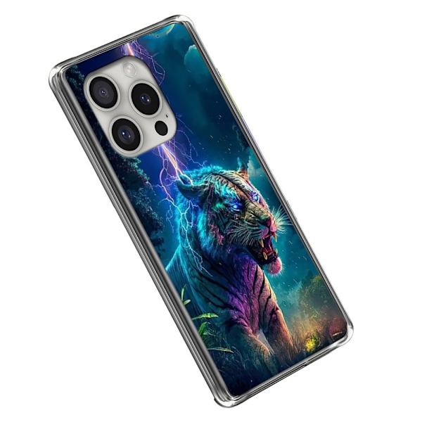 Vibe iPhone 16 Pro Max deksel - Lyn Tiger Blue