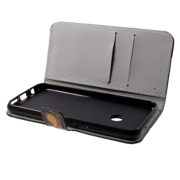 Huawei P20 Lite Printet Mønster PU læder flip etui - Paisley blomst Multicolor