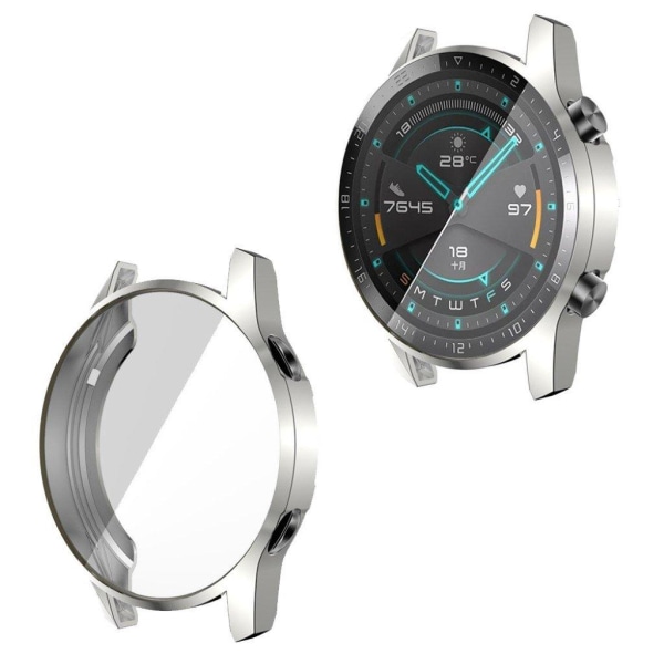 Huawei Watch GT 2 46mm electroplated case - Silver Silvergrå