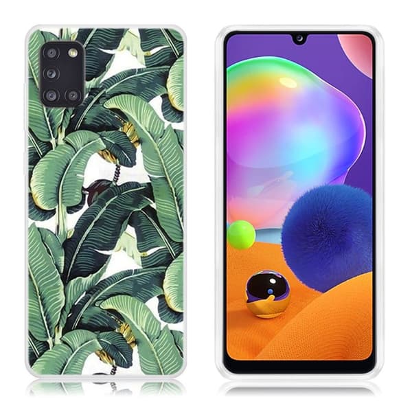 Deco Samsung Galaxy A31 Cover - Grønt Blad Green