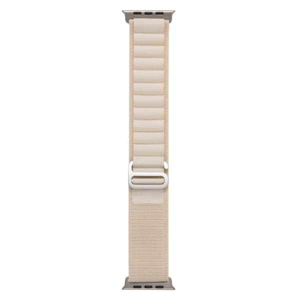 Apple Watch Series 8 (41mm) nylonhihna - Starlight White