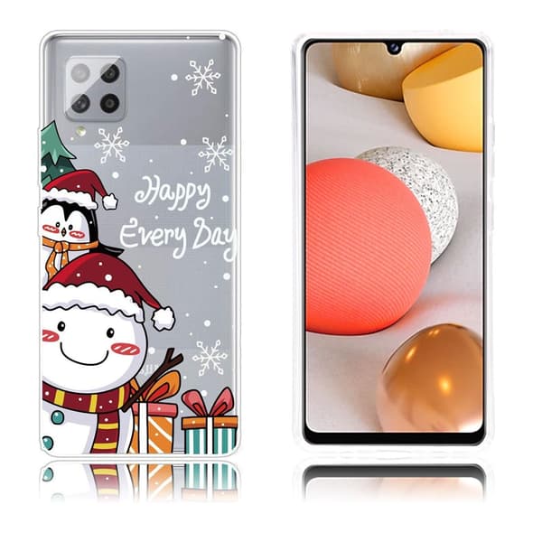 Juletaske til Samsung Galaxy A42 5g - Glad Hver Dag White