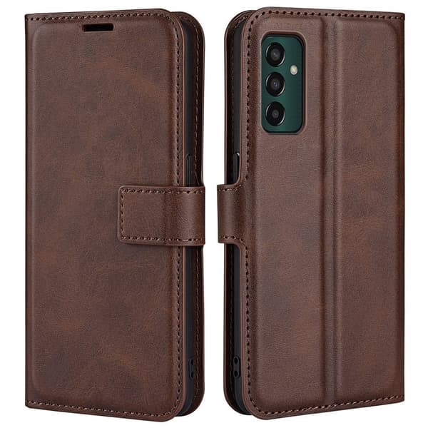 Lompakko Nahkakotelo For Samsung Galaxy M13 4g - Ruskea Brown