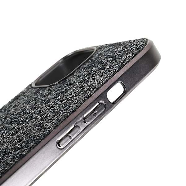 Glitter iPhone 15 Plus skal - Svart Svart