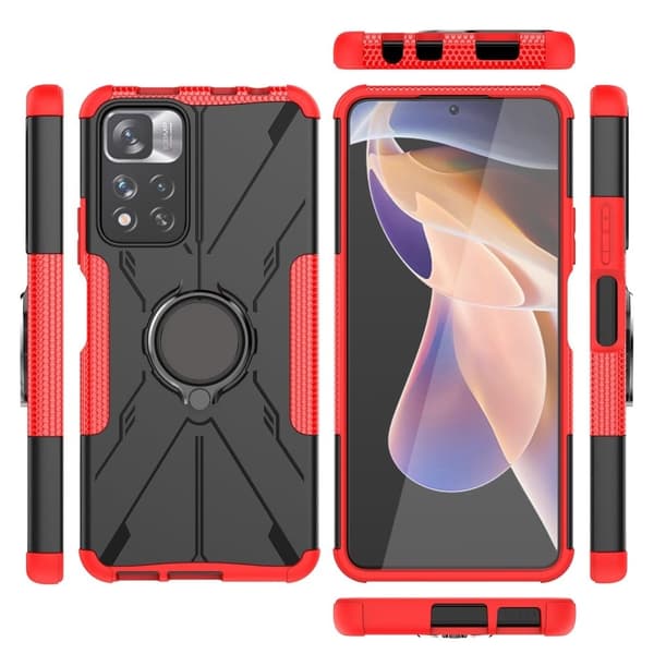 Magneettikannatin Xiaomi Redmi Note 11 Pro Plus 5G / 11 Pro 5G - Punainen Red