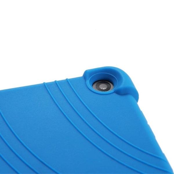 silikon slide-out kickstand design Fodral for Lenovo Tab M10 fhd Blå