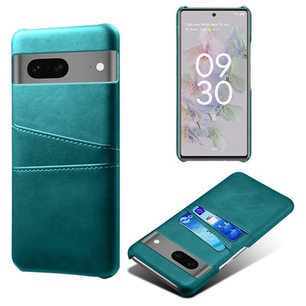 Dual Card Fodral Google Pixel 7a - Grön Grön