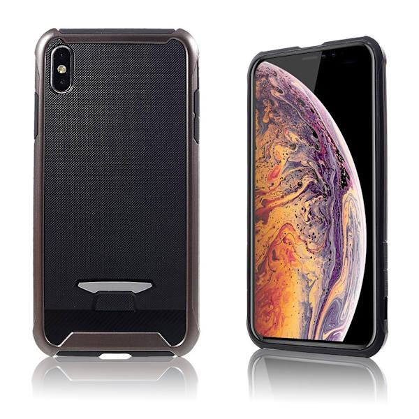 iPhone 9 Plus mobilskal silikon värmeavledande - Röd Silvergrå