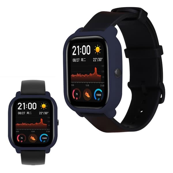 Amazfit GTS cool silicone case - Navy Blue Blå