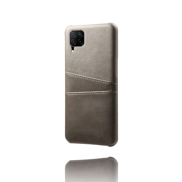 Huawei P40 Lite / Huawei Nova 6 SE skal med korthållare - Silver/Grå Silvergrå
