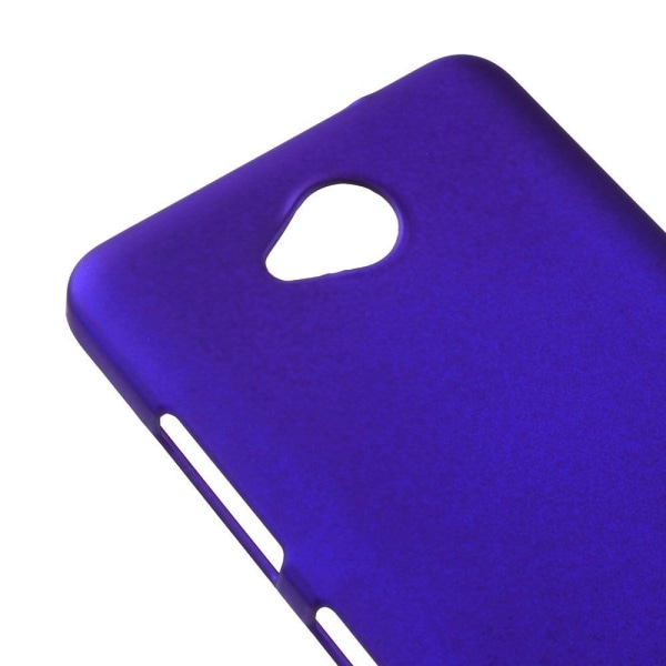 Gummerad Hårt PC-skal för Microsoft Lumia 650 - Mörkblå Blå
