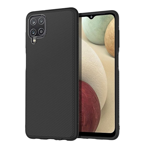 Jazz Samsung Galaxy A12 5G kotelot - Musta Black