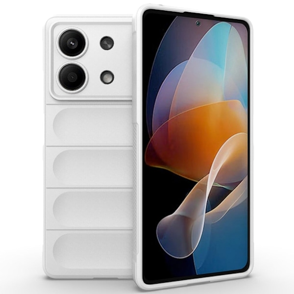 Mjukt greppformat Xiaomi Redmi Note 13R Pro skal - Vit Vit