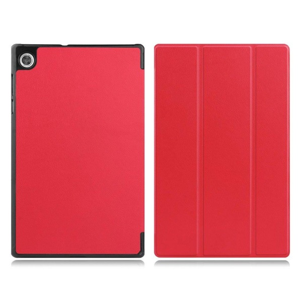 Lenovo Tab M10 HD Gen 2 tri-fold læder flip case - Rød Red