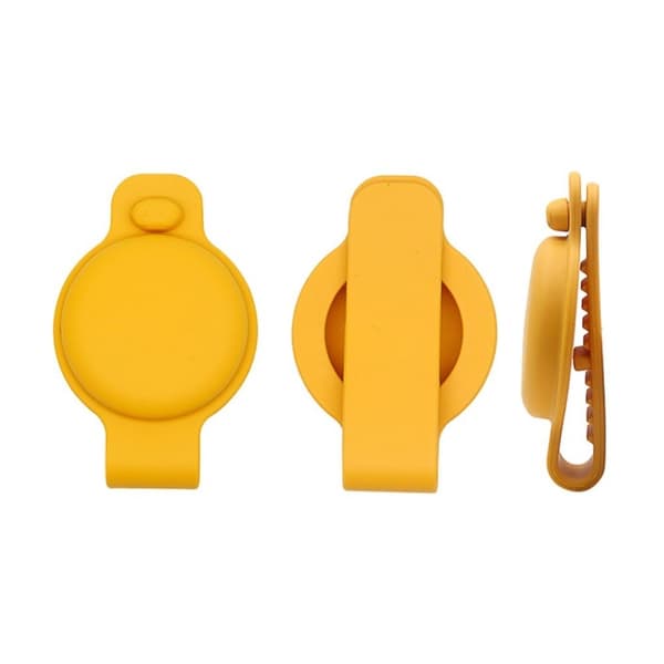 AirTags clip design silikonisuojus - Keltainen Yellow