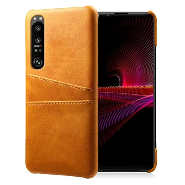 Dual Card case Sony Xperia 1 III - Orange Orange