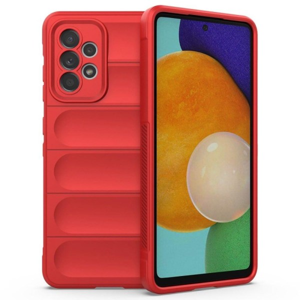 Pehmeä kahva muotoiltu kuori Samsung Galaxy A52s 5G / Samsung Galaxy A52 5G / Samsung Galaxy A52 - Punainen Red