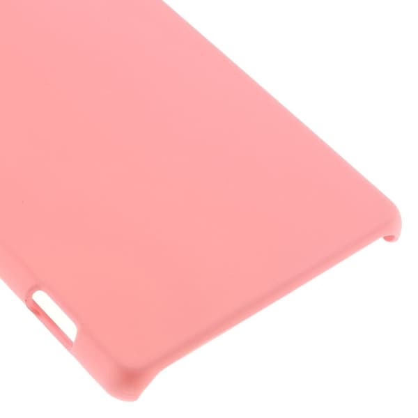 Gummi belagt hard Plastikk deksel for Sony Xperia M5 E5603 / M5 Dual E5633 - rosa Pink