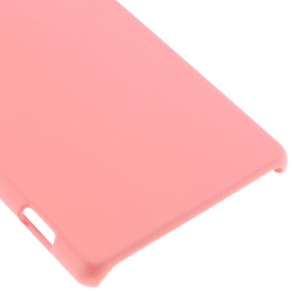 Gummibelagt hårdt plastik etui til Sony Xperia M5 E5603 / M5 Dual E5633 - Pink Pink