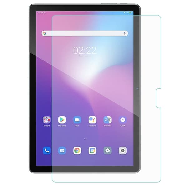 Blackview Tab 12 skærmbeskytter af hærdet glas med lige kant Transparent
