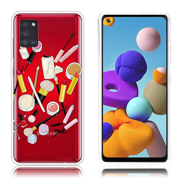 Deco Samsung Galaxy A21s Etui - Cosmetic Multicolor