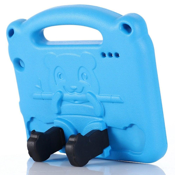 Amazon Fire 7 (2022) tegneserie panda stil cover - Blå Blue