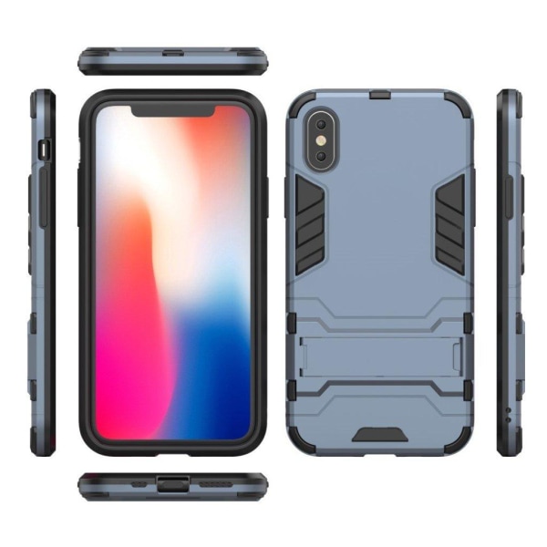 iPhone XS cool guard hybrid etui - Mørkeblå Blue