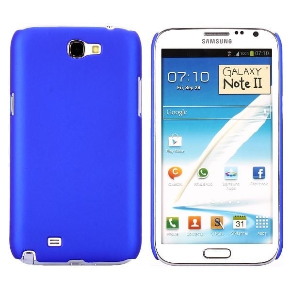 Hard Shell (Sininen) Samsung Galaxy Note 2 Suojakuori Blue