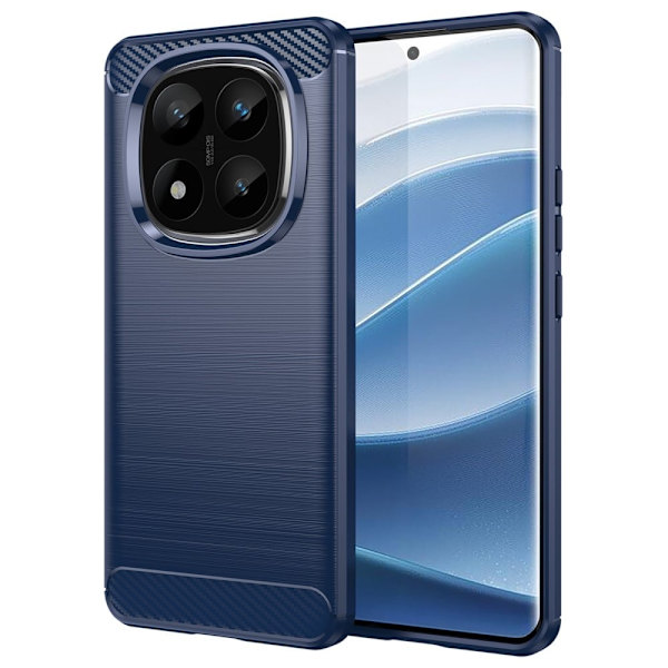Carbon Flex Xiaomi Redmi Note 14 Pro Plus 5G deksel - Blå Blue