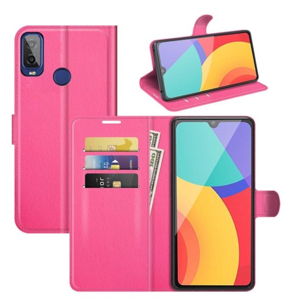 Classic Alcatel 1L (2021) flip kuoret - Ruusu Pink