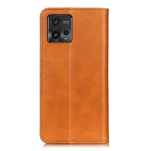 Äkta läder Motorola Moto G72 fodral - Brun Brun