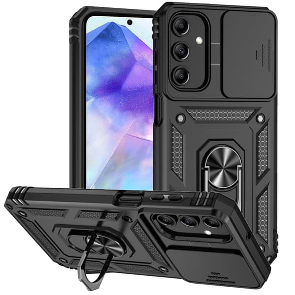Bofink Combat Samsung Galaxy A55 kotelot - Musta Black