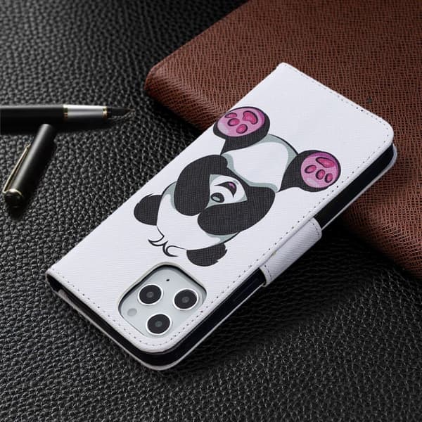 Wonderland iPhone 12 Pro Max flip etui - Røde Blomster Red
