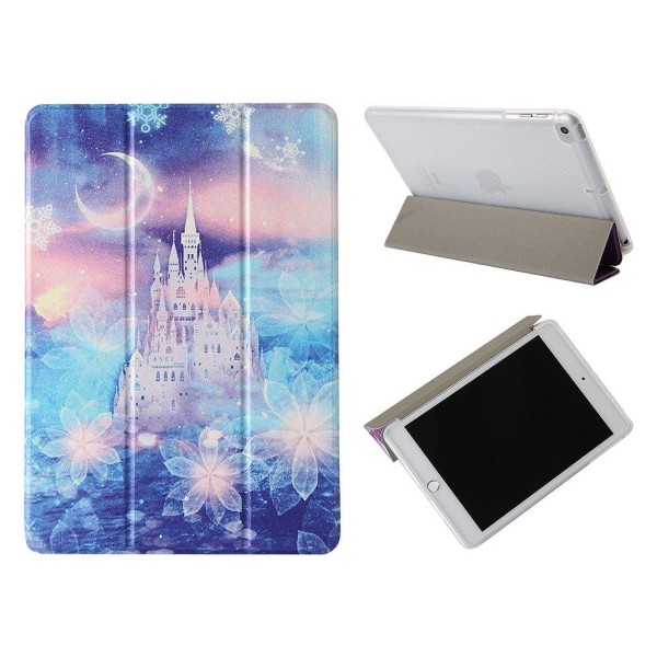 iPad 10.2 (2020) patterned leather flip case - Castle Multicolor