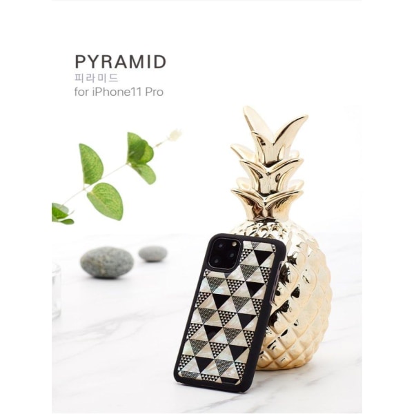 iKins premium etui til iPhone 11 Pro - Pyramide Multicolor