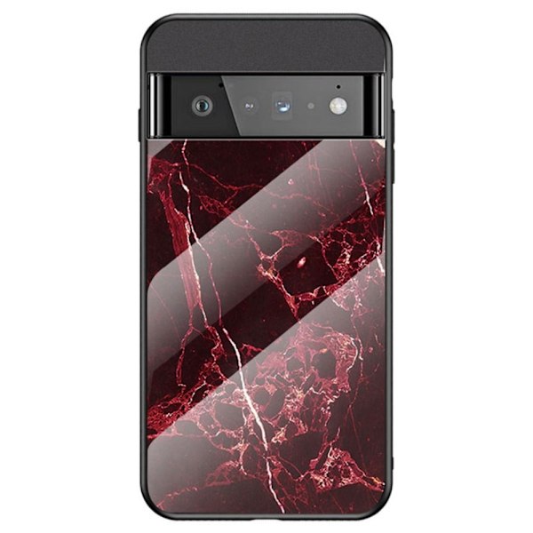 Fantasy Marble Google Pixel 7 Pro cover - Blodrød Marmor Red