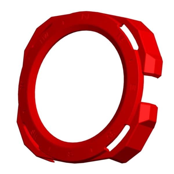 Huawei Watch GT Cyber Hard Watch Frame Hollow Protective Case Cover - Rød Red