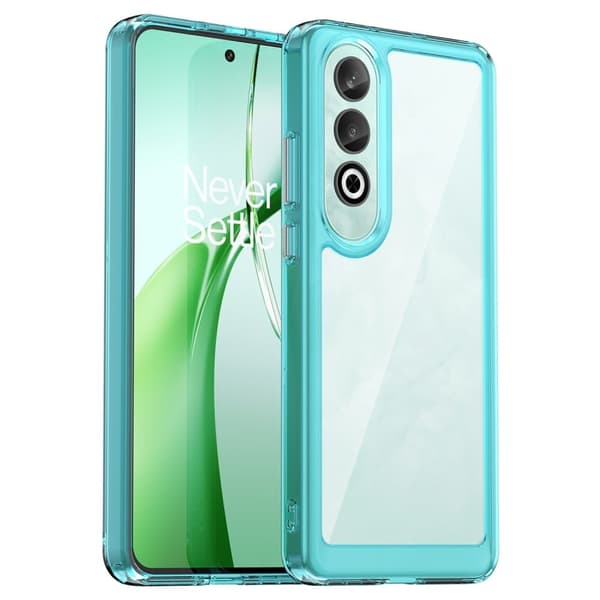OnePlus Nord CE4 smart telefonskal i akryl - Transparent Blå Transparent