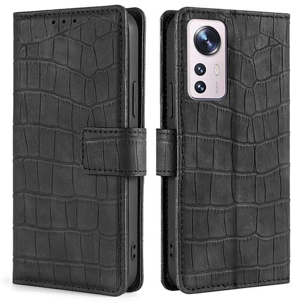 Croco Xiaomi 12 Pro skal - Svart Svart