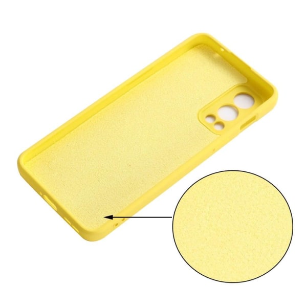 Matte Liquid OnePlus Nord 2 5G silikone cover - Gul Yellow