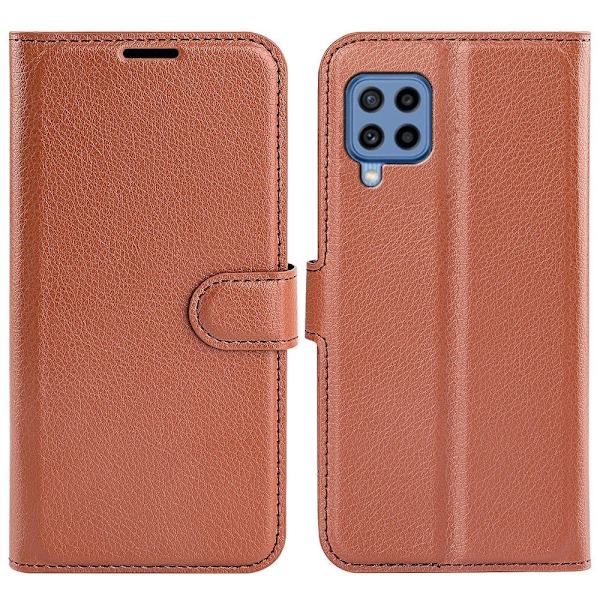 Classic Samsung Galaxy M22 Flippetui - Brun Brown