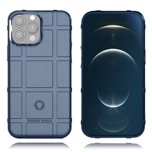 Rugged Shield Suojakotelo iPhone 13 Pro Max - Sininen Blue