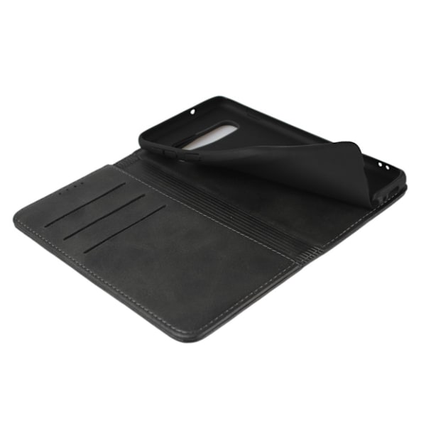 Samsung Galaxy S10 auto-absorberet læderetui - Sort Black