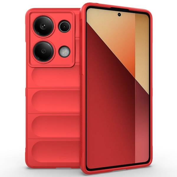 Blødt grebsformet Xiaomi Redmi Note 13 Pro 4G cover - Rød Red