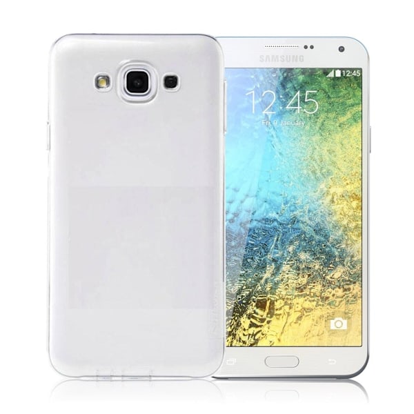 Samsung Galaxy E7 Transparent Plast Cover (Blødt) Transparent