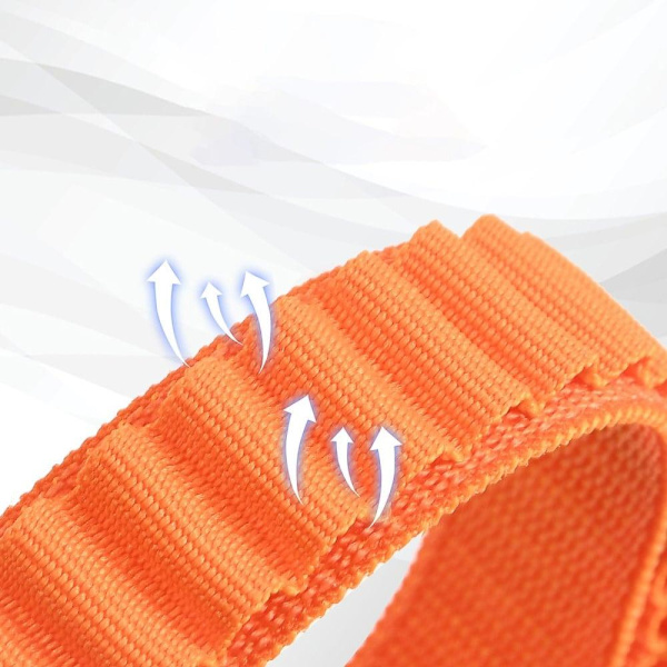 Xiaomi Mi Band 7 / 6 / 5 klockarmband i nylon med alpin ögla - Svart Svart