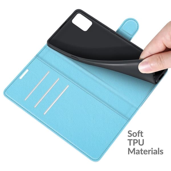 Classic Motorola Moto G Stylus (2021) Flip etui - Blå Blue